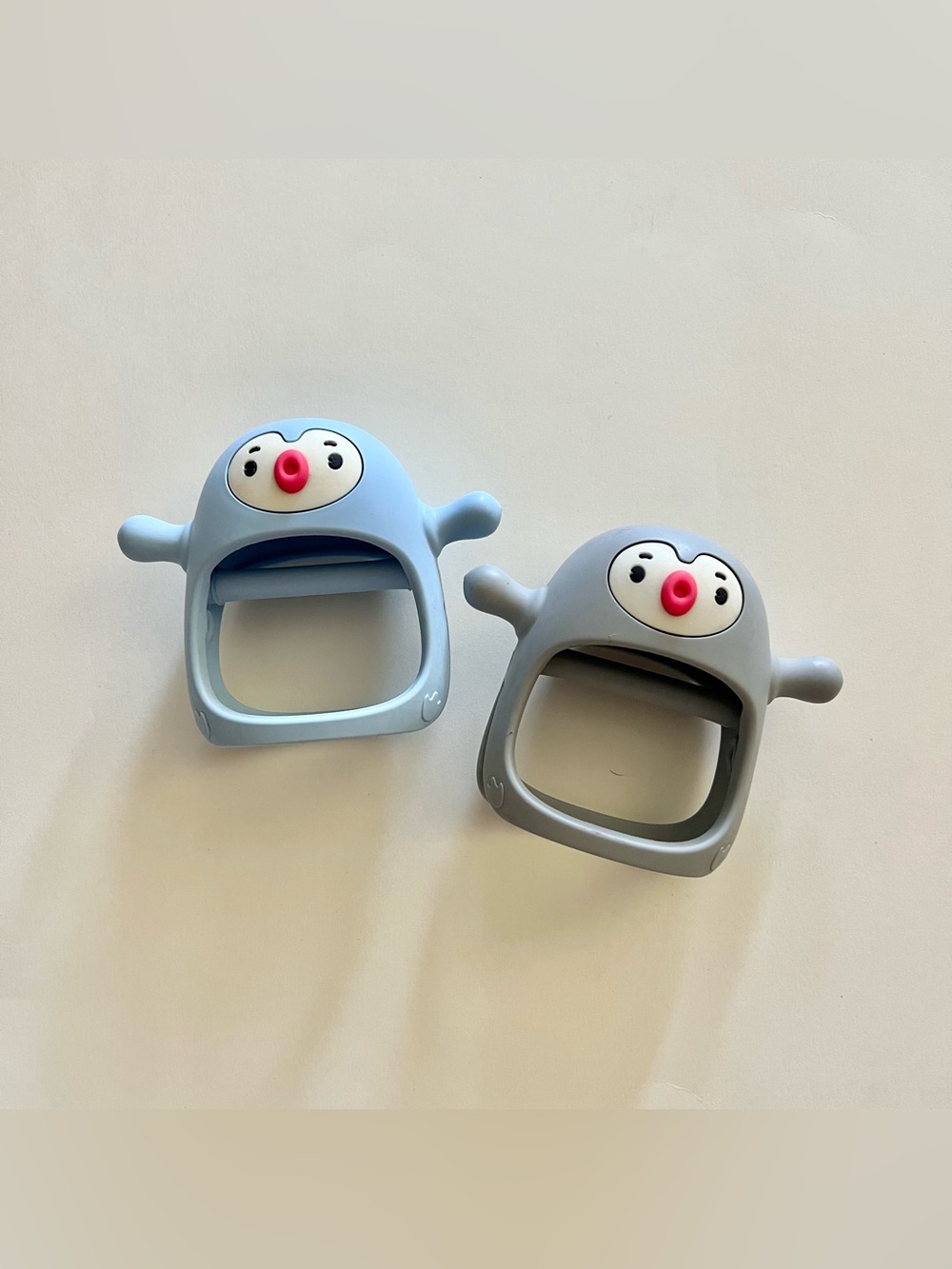 Bundle of 2 Easy Hold Penguin Baby Teether toys